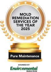 Mold Remediation Services of the Year 2025, awarded to Pure Maintenance